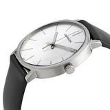 Calvin Klein High Noon Quartz White Dial Black Leather Strap Watch for Men - K8M211C6 Authentic Buy Shop Now