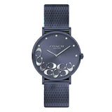 Coach Perry Blue Dial Blue Mesh Bracelet Watch for Women - 14503824 Authentic Buy Shop Now