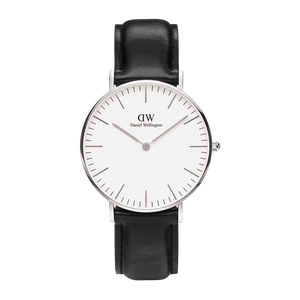 Daniel Wellington Classic Reading White Dial Black Leather Strap Watch For Women - DW00100058 Authentic Buy Shop Now