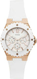 Guess Overdrive Analog White Dial White Rubber Strap Watch for Women - W10614L2 Authentic Buy Shop Now