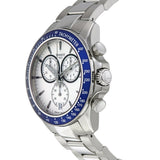 Tissot V8 Quartz T Sport Chronograph White Dial Silver Steel Strap Watch For Men - T106.417.11.031.00 Authentic Buy Shop Now