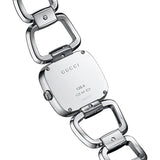 Gucci G Gucci Black Dial Silver Steel Strap Watch For Women - YA125510 Authentic Buy Shop Now