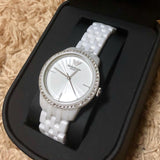 Emporio Armani Ceramic White Dial White Ceramic Bracelet Watch For Women - AR1477 Authentic Buy Shop Now