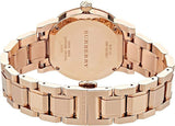 Burberry The City White Dial Rose Gold Steel Strap Watch for Women - BU9204 Authentic Buy Shop Now