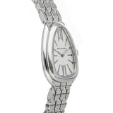 Bvlgari Serpenti Seduttori Quartz White Dial Silver Steel Strap Watch for Women - SERPENTI103141 Authentic Buy Shop Now