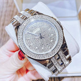 Bulova Crystal Pave Silver Dial Silver Steel Strap Watch for Men - 96B235 Authentic Buy Shop Now