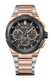 Hugo Boss Supernova Black Dial Two Tone Steel Strap Watch for Men - 1513358 Authentic Buy Shop Now