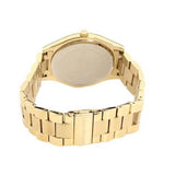 Michael Kors Slim Runway Gold Dial Gold Steel Strap Watch for Women - MK3335 Authentic Buy Shop Now