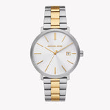 Michael Kors Blake Analog Silver Dial Two Tone Steel Strap Watch for Women - MK9134 Authentic Buy Shop Now