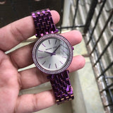 Michael Kors Darci Black Dial Purple Steel Strap Watch for Women - MK3554 Authentic Buy Shop Now