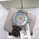 Michael Kors Caitlin Crystal Dial Silver Steel Strap Watch for Women - MK3331 Authentic Buy Shop Now