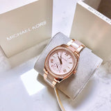 Michael Kors Bryn Rose Gold Dial Two Tone Steel Strap Watch for Women - MK6135 Authentic Buy Shop Now