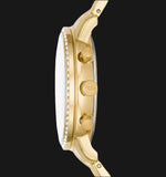 Fossil Neutra Chronograph Gold Dial Gold Steel Strap Watch for Women - ES5219 Authentic Buy Shop Now