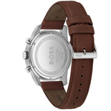 Hugo Boss Skymaster Blue Dial Brown Leather Strap Watch for Men - 1513940 Authentic Buy Shop Now
