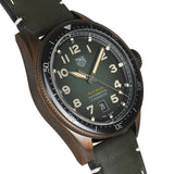 Tag Heuer Autavia Calibre 5 Automatic Olive Green Dial Green Leather Strap Watch for Men - WBE5190.FC8268 Authentic Buy Shop Now