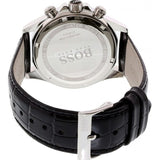 Hugo Boss Ikon Blue Dial Black Leather Strap Watch for Men - 1513176 Authentic Buy Shop Now