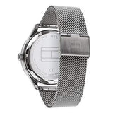 Tommy Hilfiger Harrison Quartz Grey Dial Silver Mesh Bracelet Watch for Men - 1790877 Authentic Buy Shop Now