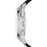 Emporio Armani Paolo Chronograph Black Dial Black Leather Strap Watch For Men - AR11530 Authentic Buy Shop Now