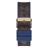 Guess Phoenix Blue Dial Brown Leather Strap Watch for Men - GW0386G2 Authentic Buy Shop Now