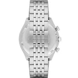 Emporio Armani Luigi Chronograph Quartz Blue Dial Silver Steel Strap Watch For Men - AR1974 Authentic Buy Shop Now