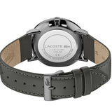 Lacoste Moon Gray Dial Gray Leather Strap Watch for Men - 2011059 Authentic Buy Shop Now