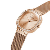 Guess Tapestry Diamonds Rose Gold Dial Rose Gold Mesh Bracelet Watch for Women - GW0354L3 Authentic Buy Shop Now