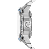 Emporio Armani Meccanico Automatic Blue Dial Silver Steel Strap Watch For Men - AR60059 Authentic Buy Shop Now