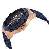 Guess Genesis Quartz Blue Dial Blue Silicone Strap Watch For Men - W1254G3 Authentic Buy Shop Now