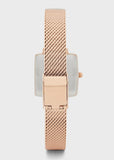 Coach Cass White Dial Rose Gold Mesh Bracelet Watch for Women - 14503698 Authentic Buy Shop Now
