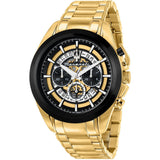 Maserati Traguardo Skeleton Black Dial Gold Steel Strap Watch For Men - R8873612058 Authentic Buy Shop Now