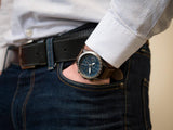 Hugo Boss Pilot Edition Blue Dial Brown Leather Strap Watch for Men - 1513852 Authentic Buy Shop Now