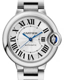 Cartier Ballon Bleu De Cartier Silver Dial Silver Steel Strap Watch for Women - WSBB0044 Authentic Buy Shop Now