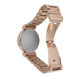 Michael Kors Catlin Black Diamonds Dial Rose Gold Steel Strap Watch for Women - MK3356 Authentic Buy Shop Now