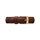 Daniel Wellington Classic Petite Bristol White Dial Brown Leather Strap Watch For Women - DW00100171 Authentic Buy Shop Now