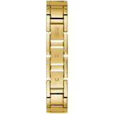 Guess Quartz White Dial Gold Steel Strap Watch For Women - W1152L2 Authentic Buy Shop Now