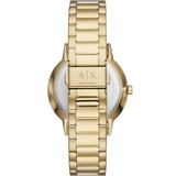 Armani Exchange Cayde Analog Gold Dial Gold Steel Strap Watch For Men - AX2707 Authentic Buy Shop Now