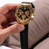 Guess Empire Chronograph Quartz Black Dial Black Silicon Strap Watch For Men - GW0583G2 Authentic Buy Shop Now