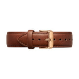 Daniel Wellington Iconic Chronograph St Mawes Brown Dial Brown Leather Strap Watch For Men - DW00100640 Authentic Buy Shop Now