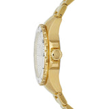 Fossil Blue Dive Three Hand White Dial Gold Steel Strap Watch For Women - ES5350 Authentic Buy Shop Now