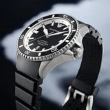 Emporio Armani Sea Explorer Automatic Black Dial Black Silicone Strap Watch For Men - AR60078 Authentic Buy Shop Now