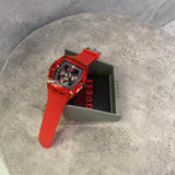 Guess Phoenix Multifunction Black Dial Red Rubber Strap Watch for Men - GW0203G5 Authentic Buy Shop Now