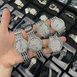 Bulova Crystal Collection Silver Dial Silver Steel Strap Watch for Women - 96L243 Authentic Buy Shop Now