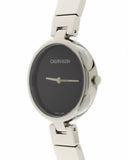 Calvin Klein Authentic Black Dial Silver Steel Strap Watch for Women - K8G23141 Authentic Buy Shop Now