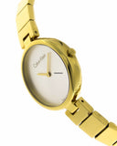 Calvin Klein Authentic Silver Dial Gold Steel Strap Watch for Women - K8G23546 Authentic Buy Shop Now