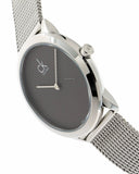 Calvin Klein Minimal Grey Dial Silver Mesh Bracelet Watch for Women - K3M2212X Authentic Buy Shop Now