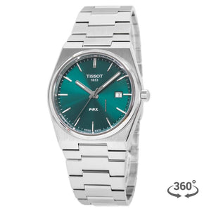 Tissot PRX Green Dial Silver Steel Strap Watch for Men - T137.410.33.091.00 Authentic Buy Shop Now