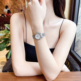 Gucci G Timeless Diamonds Mother of Pearl Dial Silver Steel Strap Watch For Women - YA126510 Authentic Buy Shop Now