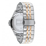 Tommy Hilfiger Shawn Quartz White Dial Two Tone Steel Strap Watch for Men - 1791617 Authentic Buy Shop Now