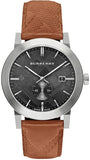 Burberry The City Black Dial Brown Leather Strap Watch for Men - BU9905 Authentic Buy Shop Now
