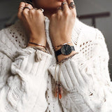 Daniel Wellington Petite Ashfield Black Dial Black Mesh Strap Watch For Women - DW00100245 Authentic Buy Shop Now